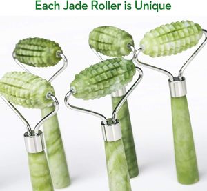 Ensemble de rouleaux faciaux et Gua Sha, outil de massage rafraîchissant pour réduire les poches, anti-rides, soin de la peau du contour des yeux, cadeau beauté - Product Image 3
