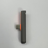 Soporte Metálico 2 en 1 para Teléfono con Adaptador de Carga Rápida Tipo-C de 300W, Diseño en Ángulo Recto, Soporte Ajustable y Portátil para Escritorio