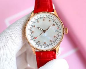 Reloj Mecánico Automático de Alta Calidad, Elegante Reloj de Pulsera de Acero Inoxidable Rosa de Lujo, Reserva de Energía, 22 mm, Puntero, 30 bar - Product Image 1