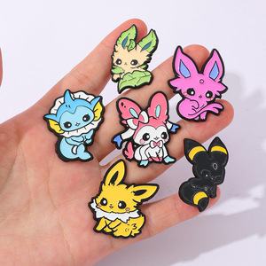 Badge en métal de dessin animé Pokémon Eevee, Broche en alliage Pokémon, Épingle d'accessoire pour sac à dos - Product Image 1