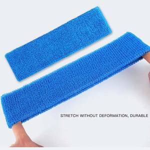 مخصص التطريز الرجال رياضي عرق الفرقة تصميم شعار الرياضة كرة السلة عصابة رأس قطنية رئيس العصابة - Product Image 5