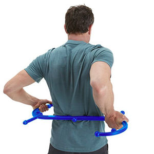 Kait pijat stik pijat titik pemicu pemijat terapi teracane berbentuk S leher belakang multifungsi - Product Image 6