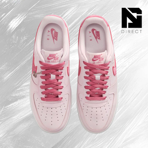 Nike Wmns Air Force 1 Low 'Valentine's Day Pearl Pink' 2026 Baskets décontractées à lacets en cuir véritable à bout rond - Product Image 3