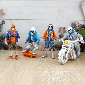 Adornos de Calaveras de Resina para Halloween, Decoración de Hogar y Manualidades, Tendencia Transfronteriza - Product Image 3
