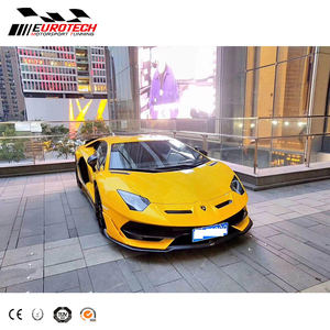 LP700 SVJ style body kit paraurti <span class=keywords><strong>anteriore</strong></span> paraurti posteriore baule spoiler <span class=keywords><strong>lunotto</strong></span> posteriore con vetro per Lambor LP700 720 2011y- - Product Image 5