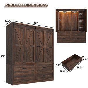 Bande lumineuse LED à détection de mouvement SENYU avec batterie rechargeable USB-C et installation magnétique pour armoire et rangement - Product Image 2