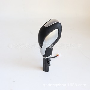 Car Gear <b>Knob</b> Leather Black For Ford Edge Focus Automatic <b>Shift</b> <b>Knob</b> DZ06 - Product Image 2