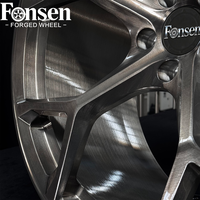 Jantes forgées monobloc FONSEN en alliage d'aluminium 6061T6, finition polie multi-rayons, jantes personnalisées pour Panamera Audi BMW