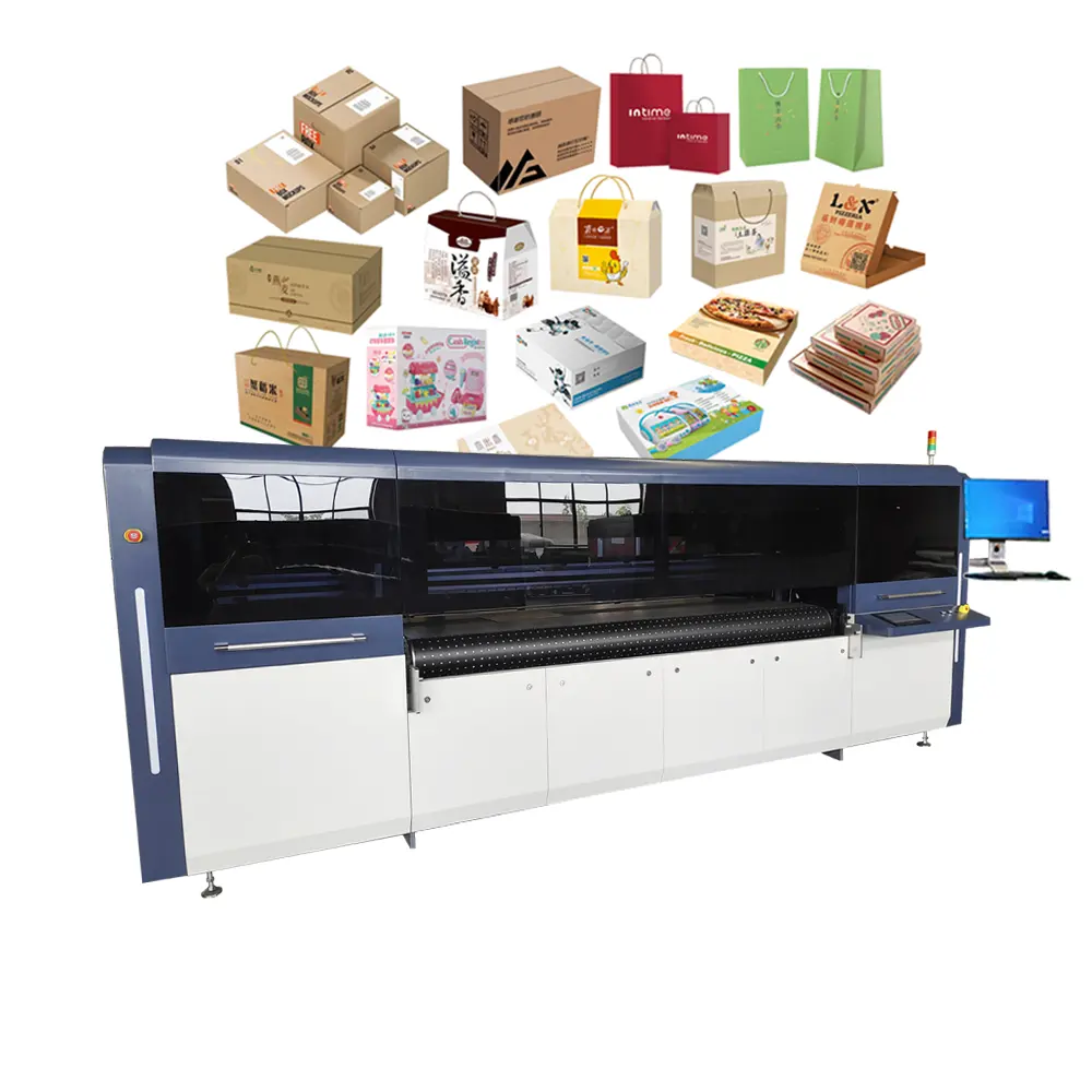 Impressora automática de papel Kraft para aviões, caixa de papelão ondulado de alta velocidade, caixa de papel para embalagem de presente, caixa de papelão