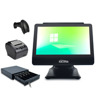 Vente en gros machine pos 15.6 pouces écran tactile tout en un systèmes pos
