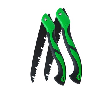 Folding Saw 250mm Steel Blade Green Handle Logging Outdoor Hand Saw - Product Image 5
