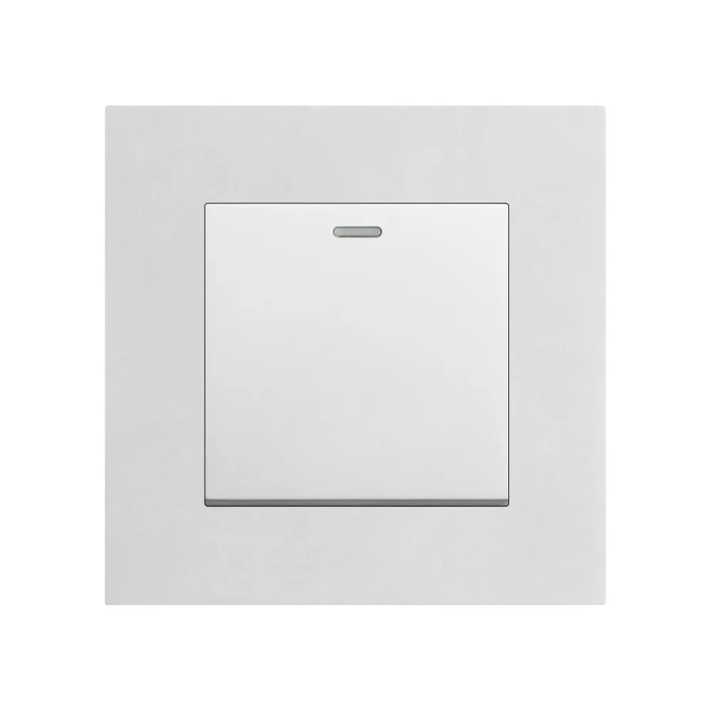 Uk Standaard Sliver Kleur 13 Amp Bs 1363 250 Volt Licht Stopcontact En Schakelaar Voor Thuis