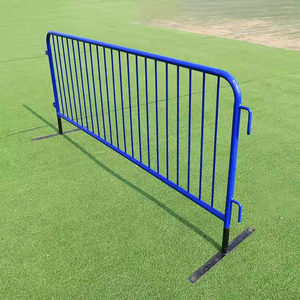 Fabbrica della cina a buon mercato movimento personalizzato in metallo in acciaio inossidabile per la difesa della folla di controllo temporaneo recinzione in ferro cavallo barriera stradale - Product Image 3