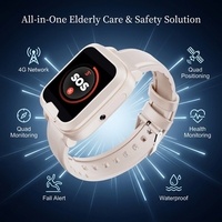 Reloj Inteligente EV06 4G SOS GPS con Alarma de Pánico, Seguridad Personal, Rastreo de Ubicación, para Autismo y Personas Mayores