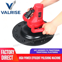 VALRISE Machine à enduire les murs automatique, truelle électrique portative, ponceuse-polisseuse pour ciment, mortier et enduit mural, et épaississeur