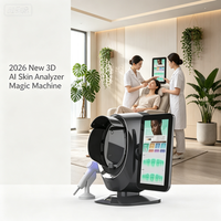 Analyseur de peau 3D IA tendance 2026, Miroir magique, Scanner et Analyseur de peau du visage, Analyseur de vieillissement cutané, Appareil de test cutané