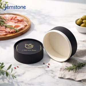 Tube en carton kraft personnalisé avec logo pour emballage de gâteaux, biscuits, fromages, aliments secs et tranches de porc de qualité alimentaire - Product Image 2