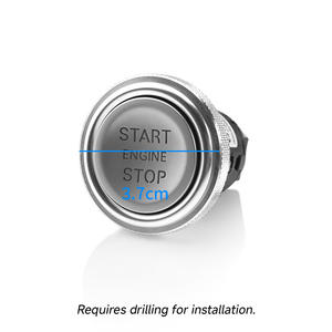 Dispositif antivol, démarrage et arrêt du moteur de <span class=keywords><strong>voiture</strong></span> à une seule voie, bouton poussoir de démarrage, entrée sans <span class=keywords><strong>clé</strong></span>, interrupteur de démarrage pour véhicule - Product Image 1