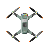 Mini drone intelligent JS39P, couleur verte, contrôleur avec écran numérique, écran LCD de 4,3 pouces, drone avec fonction d'évitement d'obstacles