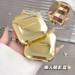 KAKASHOW Sombra Química em Pó Matte de 4 Cores com Acabamento à Prova d'Água Tons de Chocolate Rico e Cores Terrosas para Pele Clara - Product Image 5