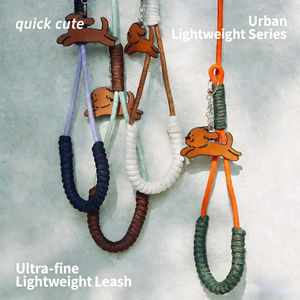 Correa de Perro Hecha a Mano de Lujo, Serie Ultraligera |   Correa de Tracción para Mascotas Moderna y Resistente para Paseos Diarios - Product Image 4