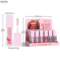 Vente en gros d'usine - Gloss à lèvres minéral waterproof scintillant effet diamant - Rouge à lèvres liquide chatoyant nacré sexy - Fabrication OEM