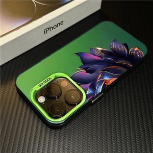 <span class=keywords><strong>Cover</strong></span> posteriore in morbido TPU con loto <span class=keywords><strong>viola</strong></span> Design creativo custodia per telefono cellulare antiurto per <span class=keywords><strong>iPhone</strong></span> 17 16 <span class=keywords><strong>Pro</strong></span> Max/15/<span class=keywords><strong>14</strong></span>/13 confezione al dettaglio - Product Image 4
