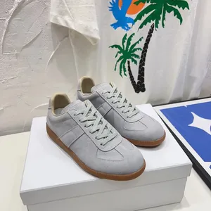 Chaussures De Xun vintage haut de gamme en cuir de vachette pour hommes et femmes, baskets graffiti en cuir véritable, chaussures plates à bout rond pour couple - Product Image 5