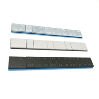 Consommables adhésifs de pneu de réparation de pneu de poids de roue 5*12g enduits de zinc de bande bleue