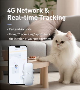 Mini Smart Pet GPS Tracker 4G LTE Locator Waterproof Anti Shock for <b>Cat</b> Dog Kids Elder - Product Image 4