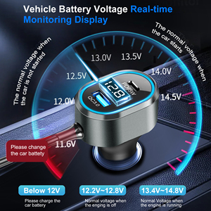 120W xe sạ<span class=keywords><strong>c</strong></span> Splitter PD 65W QC3.0 Adapter xe nhẹ hơn thuố<span class=keywords><strong>c</strong></span> lá ổ <span class=keywords><strong>c</strong></span>ắm Splitter với chuyển đổi - Product Image 5