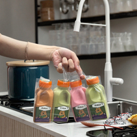 Botellas de PET Cuadradas de 500 ml para Leche, Jugo, Agua Mineral y Bebidas Carbonatadas, con Tapa de Rosca, para Envasado y Almacenamiento de Alimentos, Venta al Por Mayor