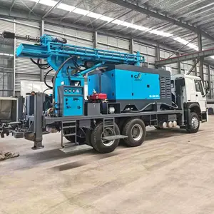 Full Hydraulic Truck Mounted Water Well Drill Rig Farm Portable DTH Mining Well Drilling Machine Price