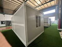 Mini-maison préfabriquée en acier pliable et portable, design moderne et respirant, à vendre