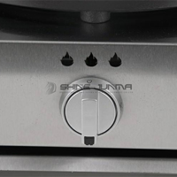 Crêpière Professionnelle à Gaz Rotative de Comptoir, Machine à Crêpes Portable Ronde
