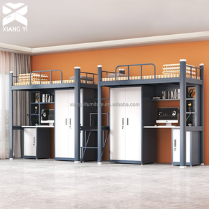 <span class=keywords><strong>Lit</strong></span> <span class=keywords><strong>superposé</strong></span> moderne à deux étages, dortoir scolaire, chambre à coucher, salon, appartement - Lits de dortoir en gros, lits doubles - Product Image 6
