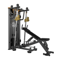 Lat Pulldown LAND Fitness pour machine à charges programmées, pour entraînement de force en salle, prix compétitif, direct usine