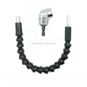 Set di Punte per Cacciavite da 1/4 di Pollice con Angolo di 105 Gradi, Supporto Regolabile, Ugelli Girevoli per Utensili Manuali, Inserti Magnetici per Trapano Elettrico - Product Image 1