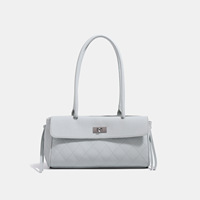 Sac à bandoulière matelassé de luxe en cuir PU végétalien pour femme, personnalisable, idéal pour le quotidien (OEM/ODM)