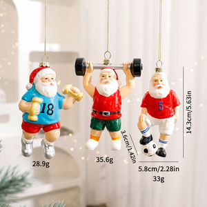 Adornos Navideños de PC Dorados: Copo de Nieve, Caramelo, Piña, Lazo, Trineo - Decoraciones Colgantes para Árbol de Navidad - Product Image 3