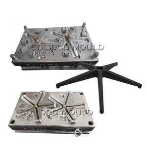 Molde de Inyección de Plástico para Silla de Oficina - Diseño Personalizado de Precisión en Acero/Metal de Cavidad Única con AutoCAD - Product Image 1