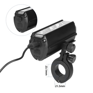 Lampe frontale de vélo 630 Version 4000mAh, LED haute luminosité pour VTT, lumière de guidon rechargeable par USB, batterie intégrée, pour la conduite nocturne - Product Image 4