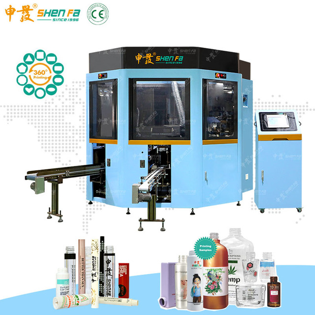 Glass Bottle Automatic Screen Printing Machine for Cylinder Oval Cone Triangle Polygon Packaging
