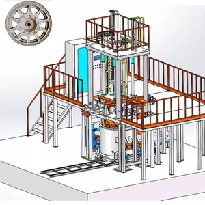 Máquina de producción automática de peso de rueda de fundición a presión de fábrica