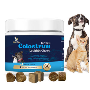 <strong>Pet</strong> Immune Support Health Dogs <strong>Pet</strong> <strong>Supplements</strong> Natural Soft Chews with High Colostrum - Product Image 1