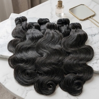 Extensions de cheveux vierges 100% Body Wave, cuticules alignées, bruts, double épaisseur, non traités, pré-épilés, sans colle, doux, qualité naturelle