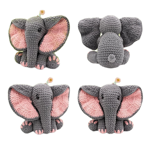 Kit de Materiales para Tejer <span class=keywords><strong>Amigurumi</strong></span>, Set de Iniciación para Tejer con Hilo y Herramientas, Lindos Animales de Peluche para <span class=keywords><strong>Principiantes</strong></span> - Product Image 4