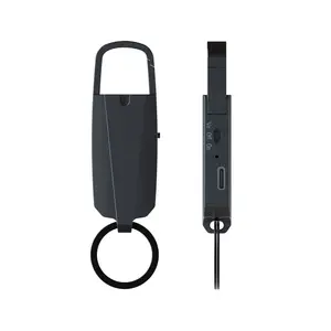 64GB Tiny Keychain Voice Recorder Voice Activated Recording with MP3 Playback Black