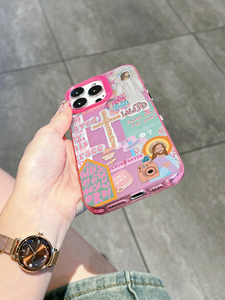 <span class=keywords><strong>เคส</strong></span>โทรศัพท์ลายคอลลาจ Faith Scrapbook สีชมพูสดใส ป้องกันการกระแทก สำหรับรุ่น 7/8/<span class=keywords><strong>XR</strong></span>/XS/<span class=keywords><strong>11</strong></span>/12/13/14/15/16/17 Pro - Product Image 5