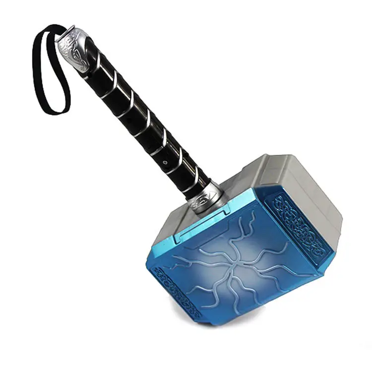 2022 Hot Sale Thor Hammer With Light Music Thor Storm Axe Thanos Glove Model Toy Cosplay Toy